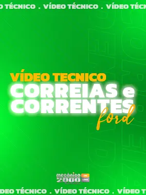 Substituição das correias e correntes